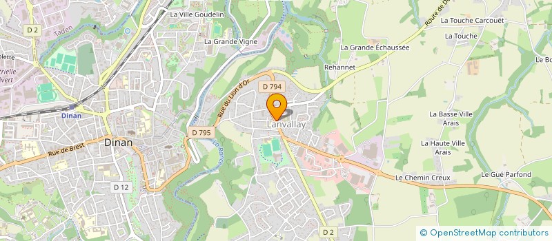 localisation de l'entreprise CENTRE COMMUNAL D'ACTION SOCIALE à LANVALLAY
