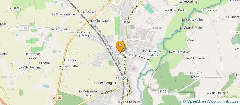 localisation de l'entreprise CENTRE COMMUNAL D'ACTION SOCIALE à CAULNES
