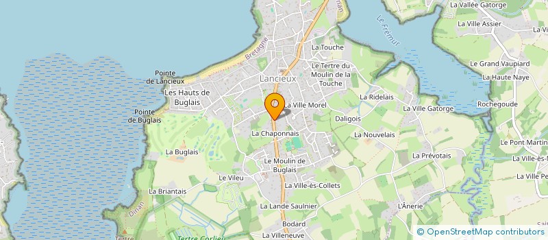 localisation de l'entreprise CENTRE COMMUNAL D'ACTION SOCIALE  LANCIEUX