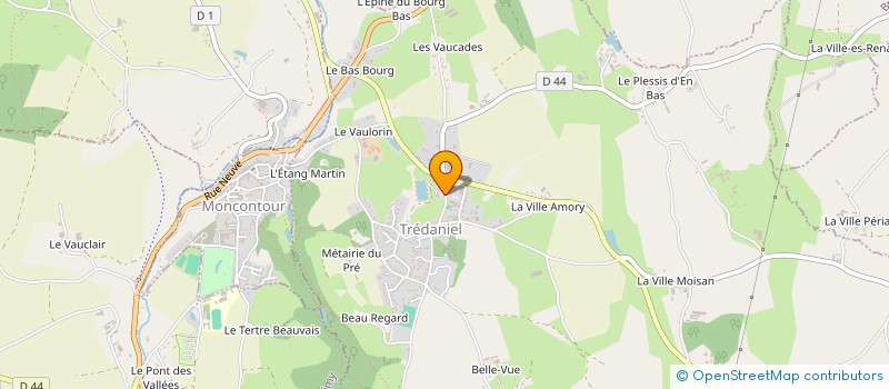 localisation de l'entreprise CENTRE COMMUNAL D ACTION SOCIALE à TREDANIEL