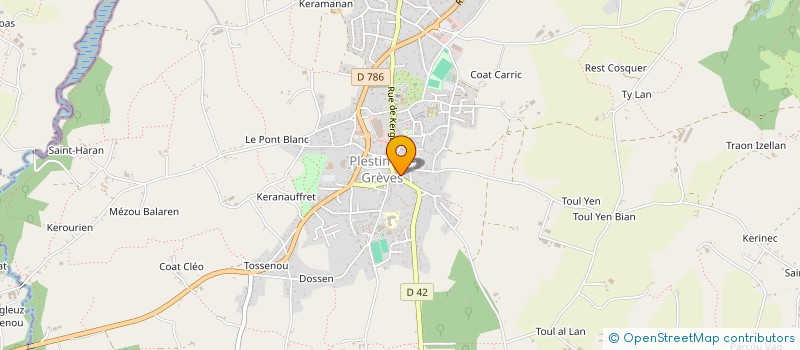 localisation de l'entreprise CENTRE COMMUNAL D ACTION SOCIALE à TREDUDER