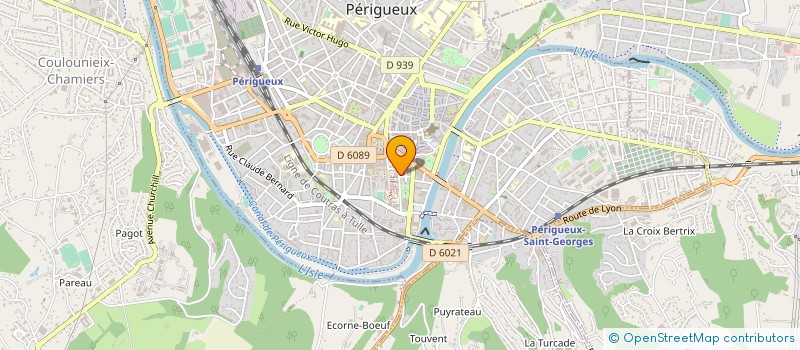 localisation de l'entreprise CENTRE COMMUNAL D'ACTION SOCIALE à PERIGUEUX