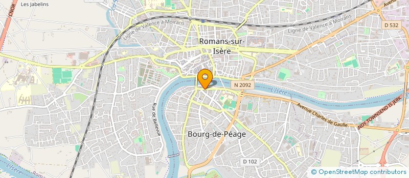 localisation de l'entreprise CENTRE COMMUNAL D'ACTION SOCIALE à BOURG-DE-PEAGE