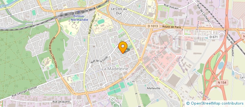 localisation de l'entreprise CENTRE COMMUNAL D'ACTION SOCIALE à EVREUX