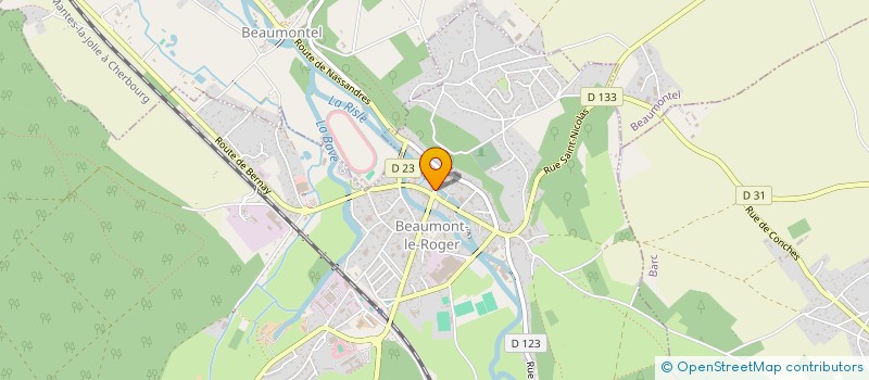 localisation de l'entreprise CENTRE COMMUNAL D'ACTION SOCIALE à BEAUMONT-LE-ROGER