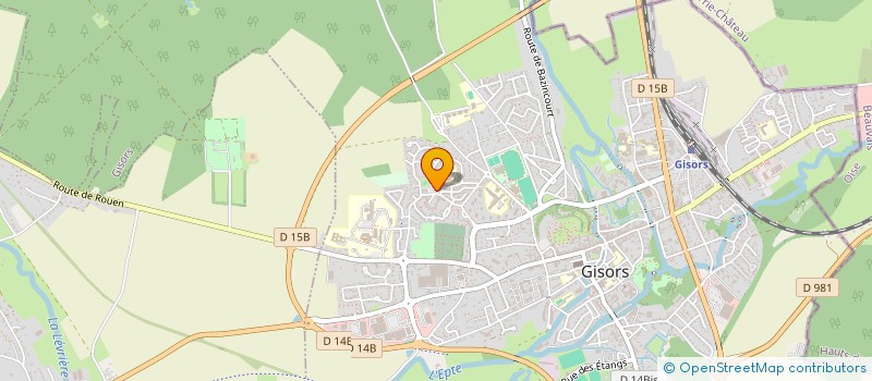 localisation de l'entreprise CENTRE COMMUNAL D'ACTION SOCIALE à GISORS