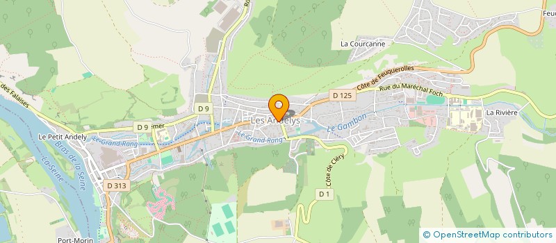 localisation de l'entreprise CENTRE COMMUNAL D'ACTION SOCIALE à LES ANDELYS