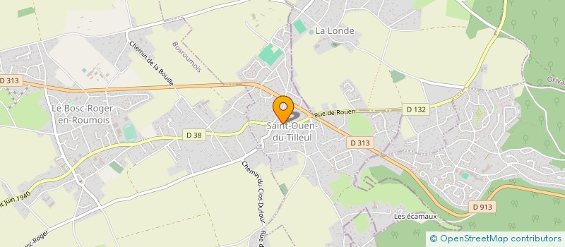 localisation de l'entreprise CENTRE COMMUNAL D'ACTION SOCIALE à SAINT-OUEN-DU-TILLEUL