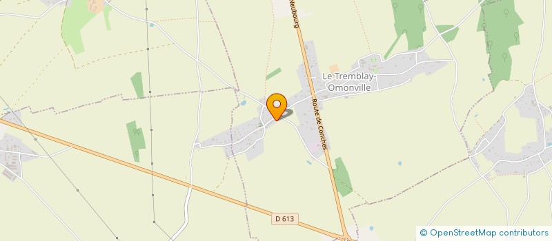 localisation de l'entreprise CENTRE COMMUNAL D'ACTION SOCIALE  CROSVILLE-LA-VIEILLE