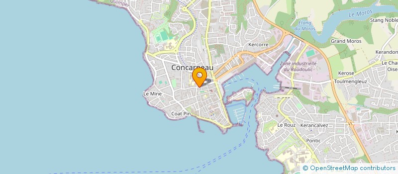 localisation de l'entreprise CENTRE COMMUNAL D'ACTION SOCIALE à CONCARNEAU