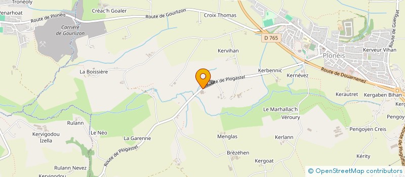 localisation de l'entreprise CENTRE COMMUNAL D'ACTION SOCIALE  PEUMERIT