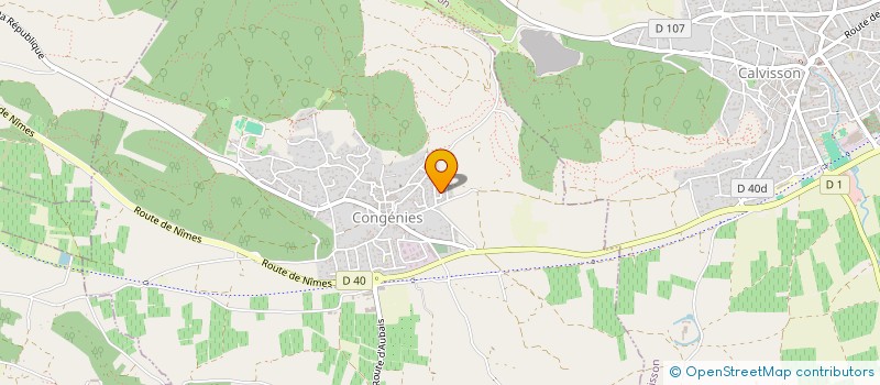 localisation de l'entreprise CENTRE COMMUNAL D'ACTION SOCIALE  CONGENIES