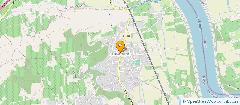 localisation de l'entreprise CENTRE COMMUNAL D'ACTION SOCIALE  SAUVETERRE