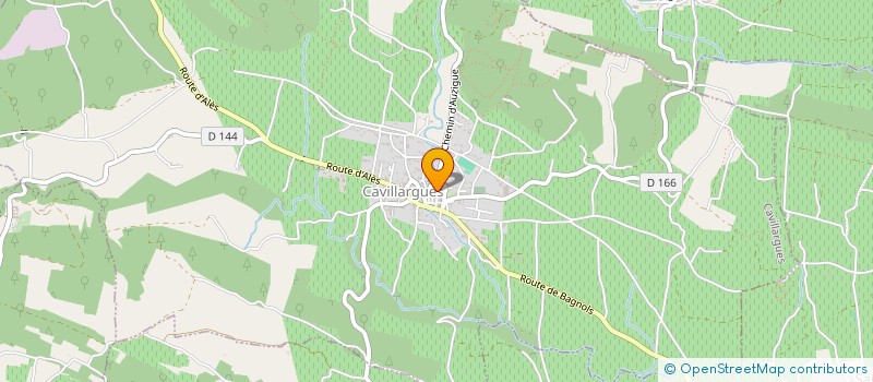 localisation de l'entreprise CENTRE COMMUNAL D'ACTION SOCIALE  CAVILLARGUES