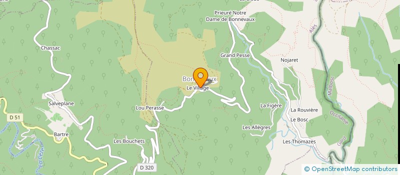 localisation de l'entreprise CENTRE COMMUNAL D'ACTION SOCIALE  SENECHAS