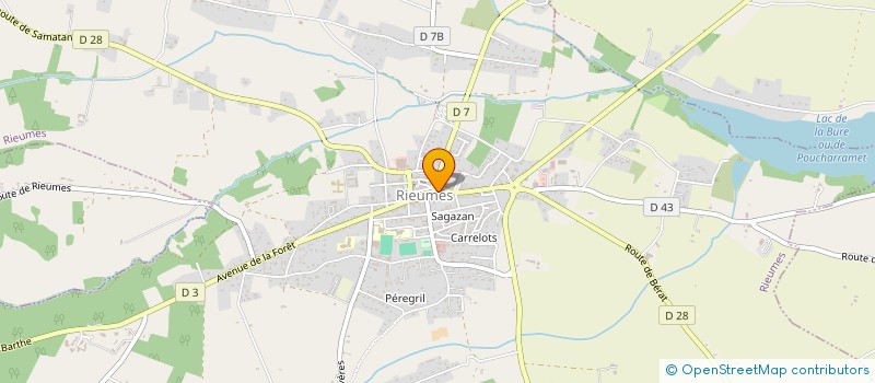 localisation de l'entreprise CENTRE COMMUNAL D ACTION SOCIALE à RIEUMES