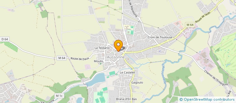 localisation de l'entreprise CENTRE COMMUNAL D'ACTION SOCIALE à AUSSONNE
