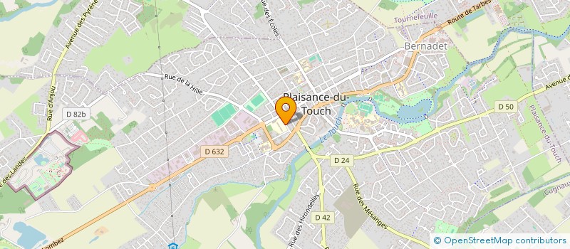localisation de l'entreprise CENTRE COMMUNAL D ACTION SOCIALE à PLAISANCE-DU-TOUCH