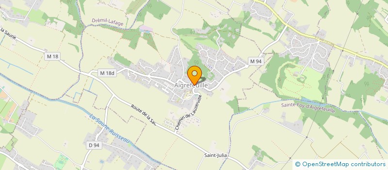 localisation de l'entreprise CENTRE COMMUNAL D'ACTION SOCIALE  AIGREFEUILLE