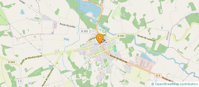 localisation de l'entreprise CENTRE COMMUNAL D'ACTION SOCIALE à MARCIAC