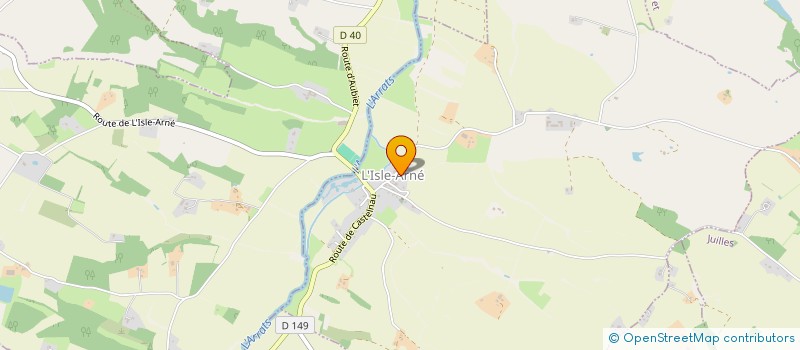 localisation de l'entreprise CENTRE COMMUNAL D'ACTION SOCIALE  CRASTES