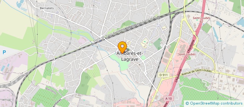 localisation de l'entreprise CENTRE COMMUNAL D ACTION SOCIALE à AMBARES-ET-LAGRAVE