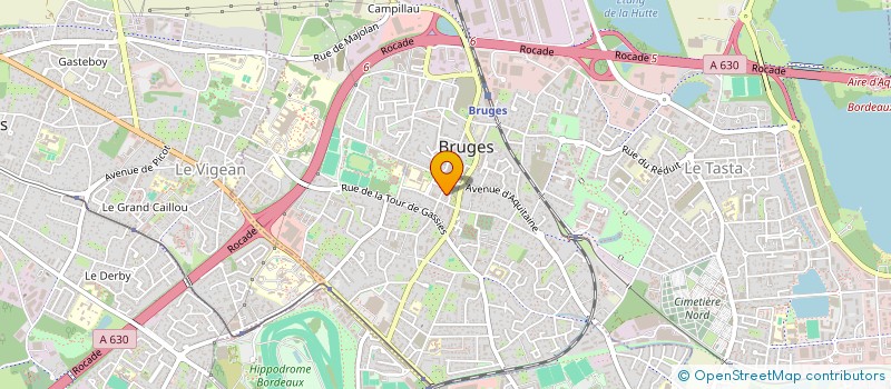 localisation de l'entreprise CENTRE COMMUNAL D ACTION SOCIALE à BRUGES