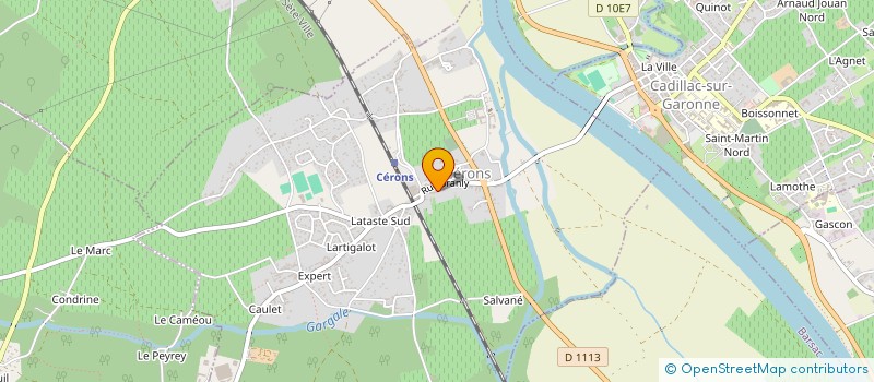 localisation de l'entreprise CENTRE COMMUNAL D'ACTION SOCIALE  CERONS