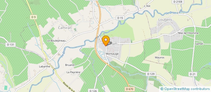 localisation de l'entreprise CENTRE COMMUNAL D'ACTION SOCIALE  FLOUDES