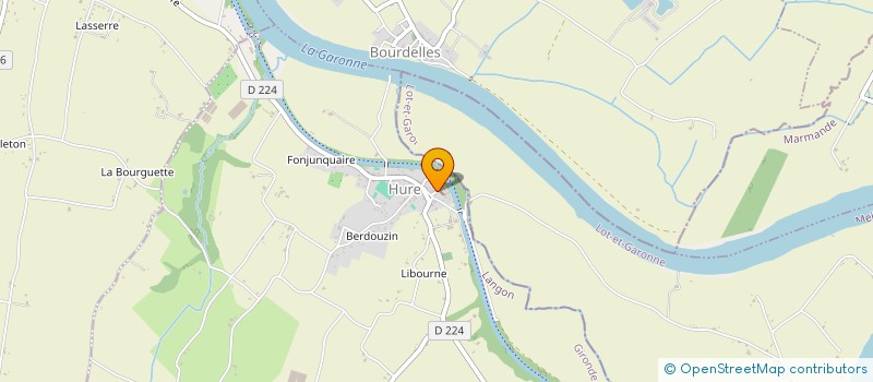 localisation de l'entreprise CENTRE COMMUNAL D'ACTION SOCIALE  HURE