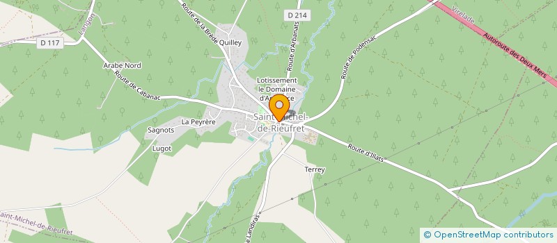 localisation de l'entreprise CENTRE COMMUNAL D'ACTION SOCIALE  ILLATS