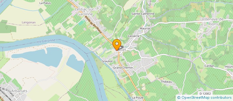 localisation de l'entreprise CENTRE COMMUNAL D'ACTION SOCIALE  PAILLET