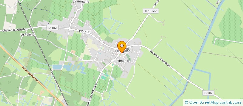 localisation de l'entreprise CENTRE COMMUNAL D'ACTION SOCIALE  QUEYRAC