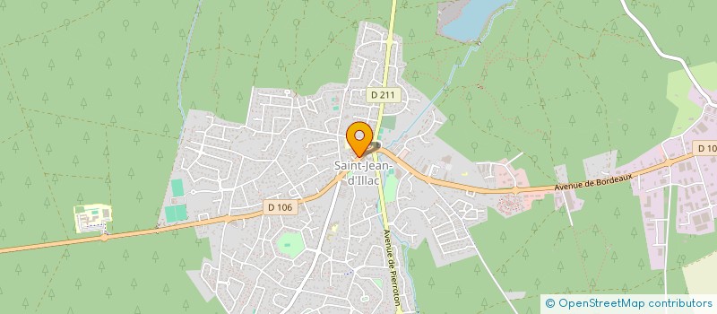 localisation de l'entreprise CENTRE COMMUNAL D'ACTION SOCIALE  SAINT-JEAN-D'ILLAC