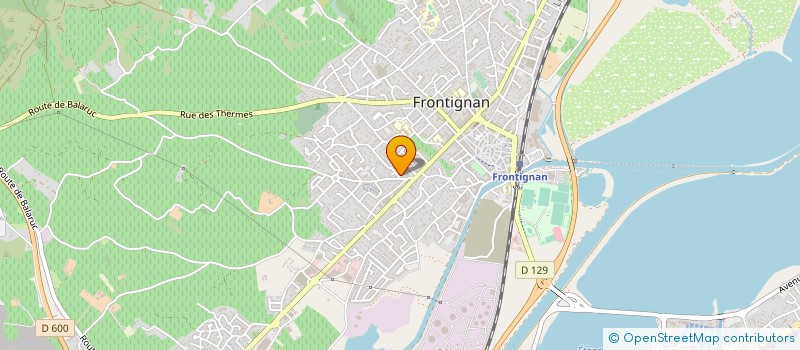 localisation de l'entreprise CENTRE COMMUNAL D'ACTION SOCIALE à FRONTIGNAN
