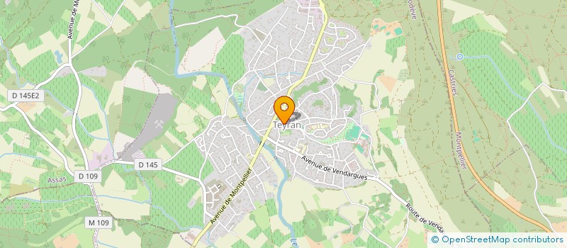 localisation de l'entreprise CENTRE COMMUNAL D'ACTION SOCIALE  TEYRAN