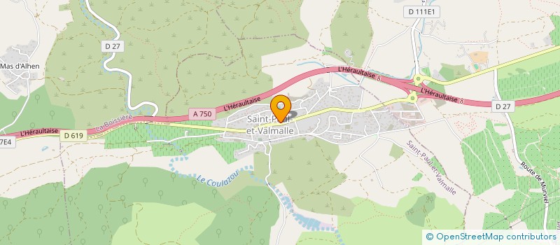 localisation de l'entreprise CENTRE COMMUNAL D'ACTION SOCIALE  MONTARNAUD