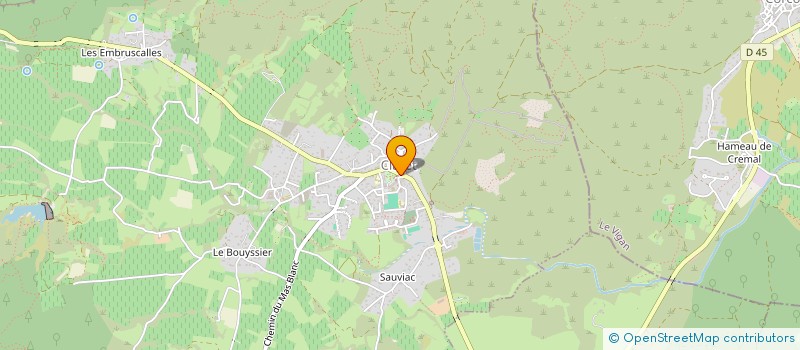 localisation de l'entreprise CENTRE COMMUNAL D'ACTION SOCIALE  CLARET