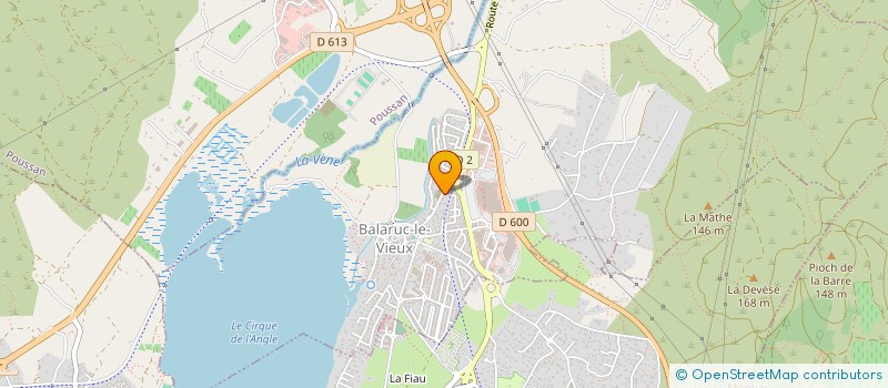 localisation de l'entreprise CENTRE COMMUNAL D'ACTION SOCIALE  BALARUC-LES-BAINS