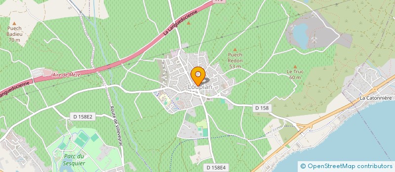 localisation de l'entreprise CENTRE COMMUNAL D'ACTION SOCIALE  LOUPIAN