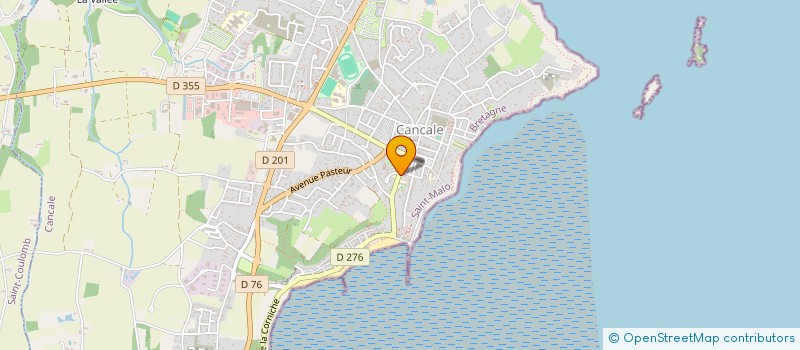 localisation de l'entreprise CENTRE COMMUNAL D'ACTION SOCIALE à CANCALE