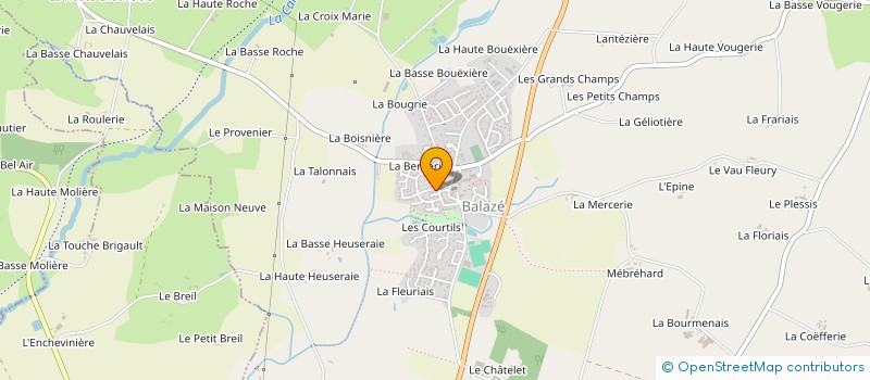 localisation de l'entreprise CENTRE COMMUNAL D'ACTION SOCIALE à BALAZE