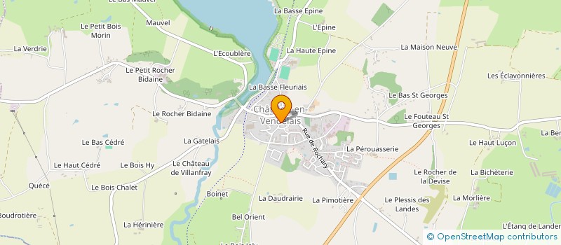 localisation de l'entreprise CENTRE COMMUNAL D'ACTION SOCIALE à CHATILLON-EN-VENDELAIS
