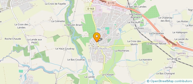 localisation de l'entreprise CENTRE COMMUNAL D'ACTION SOCIALE à CORPS-NUDS
