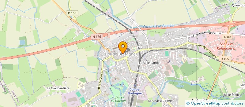 localisation de l'entreprise CENTRE COMMUNAL D'ACTION SOCIALE à DOL-DE-BRETAGNE