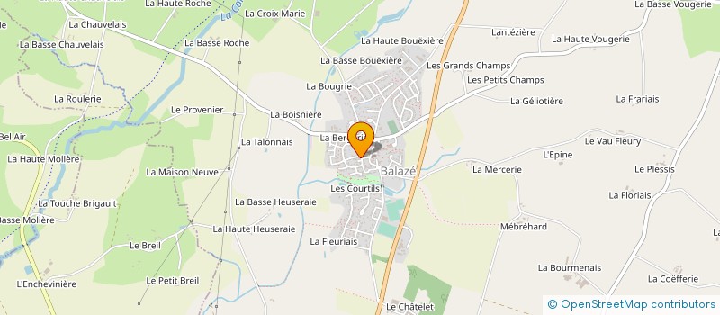 localisation de l'entreprise CENTRE COMMUNAL D ACTION SOCIALE à LA CHAPELLE-ERBREE