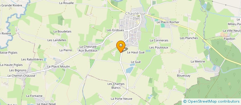 localisation de l'entreprise CENTRE COMMUNAL D ACTION SOCIALE à CHASNE-SUR-ILLET
