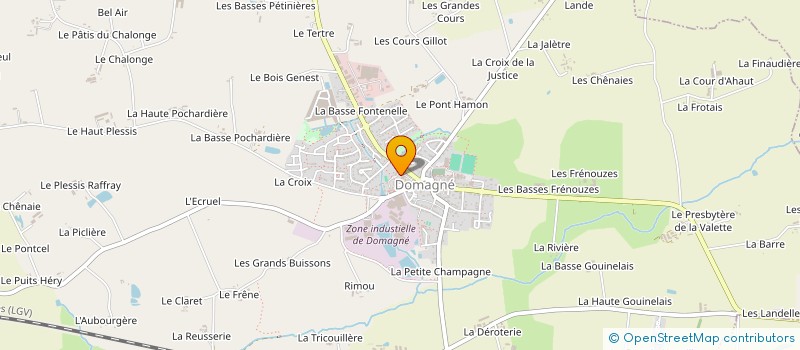 localisation de l'entreprise CENTRE COMMUNAL D'ACTION SOCIALE à DOMAGNE