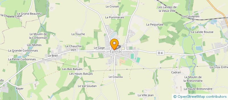 localisation de l'entreprise CENTRE COMMUNAL D ACTION SOCIALE à EPINIAC