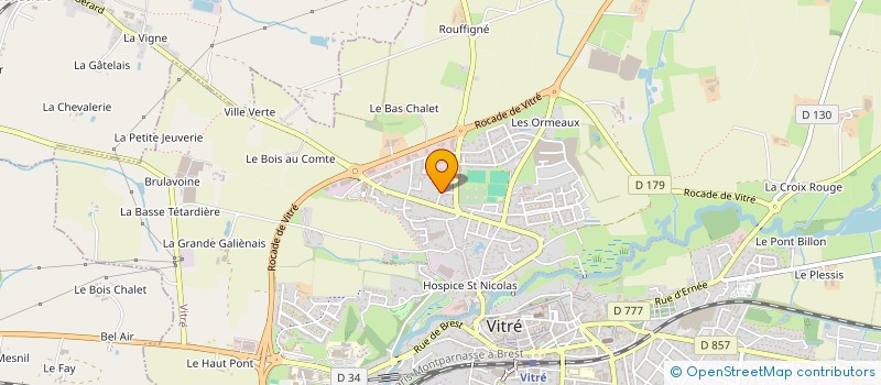 localisation de l'entreprise CENTRE COMMUNAL D ACTION SOCIALE à ERBREE